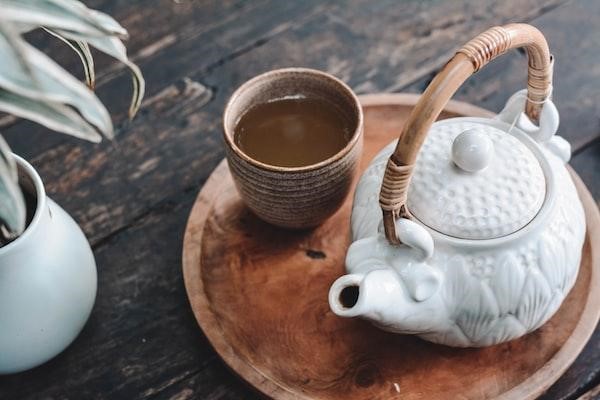 Drink calming tea or relax with some aromatherapy.